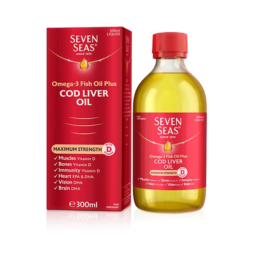 Seven Seas Cod Liver Oil Maximum Strength 300ml