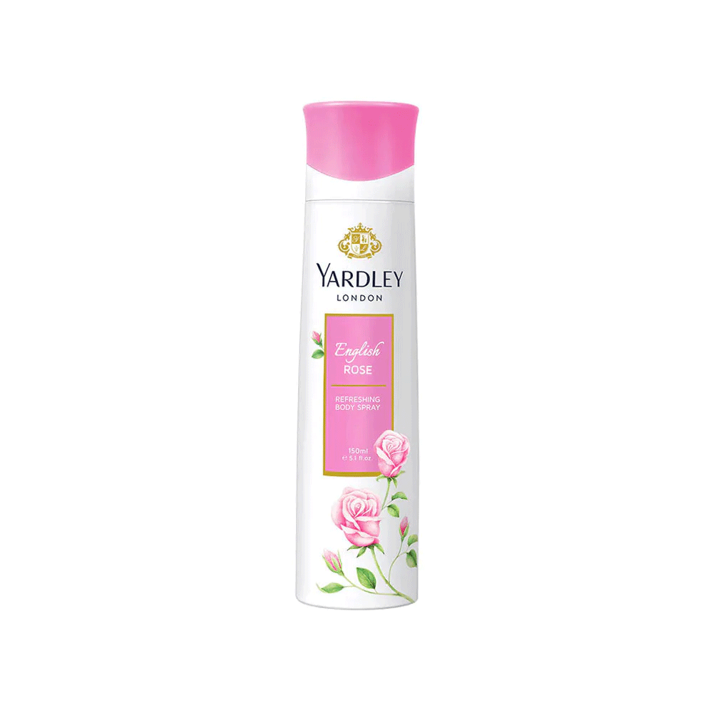 Yardley Bodyspray English Rose 150ml - Snapcart.pk