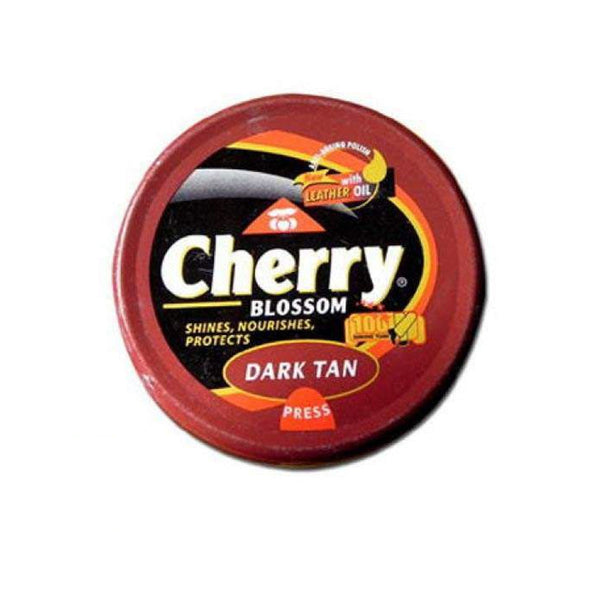 Cherry Blossom Shoe Polish Dark Tan 50ml - Snapcart.pk