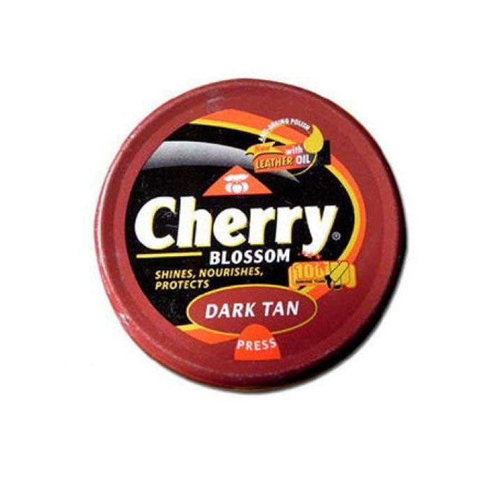 Cherry Blossom Shoe Polish Dark Tan 50ml - Snapcart.pk