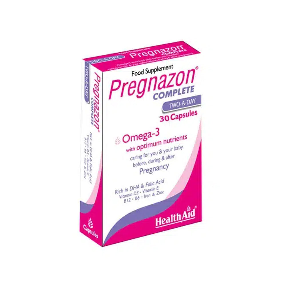 Health Aid Pregnazon Complete Omega-3 Capsules 30s - Snapcart.pk