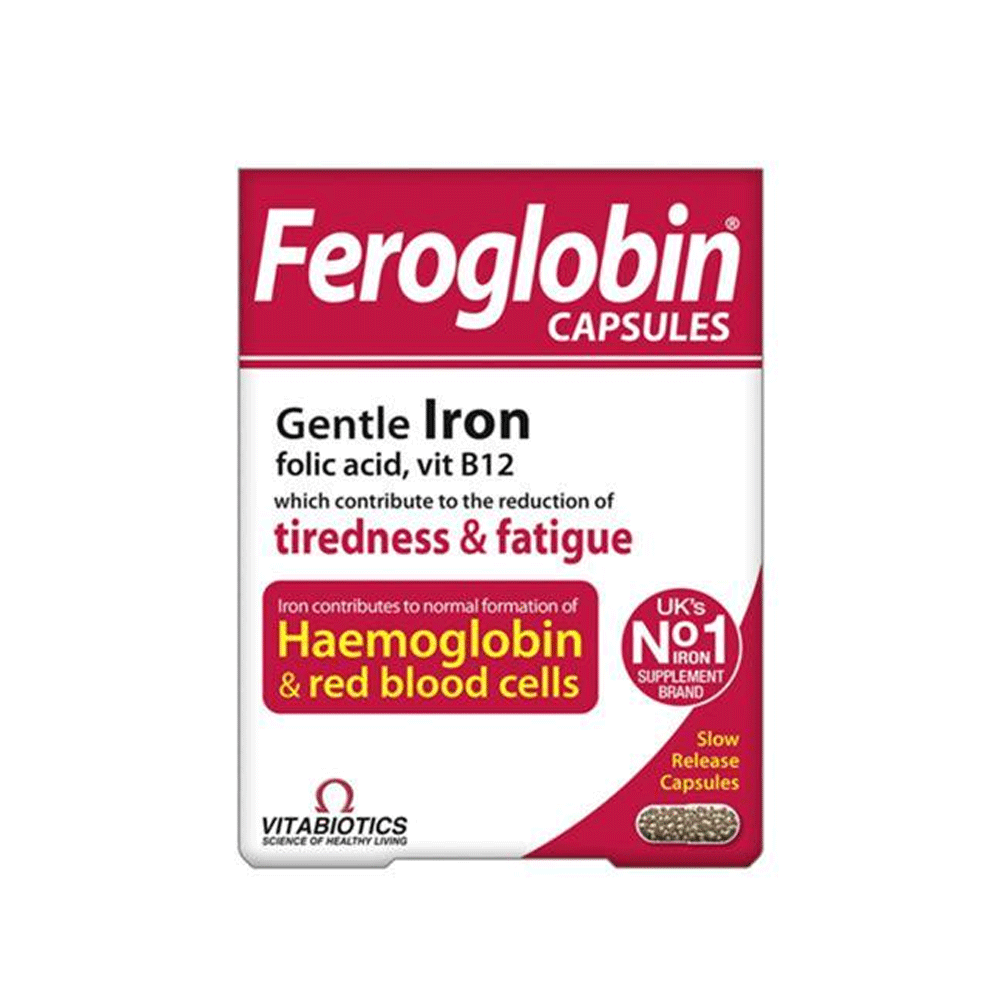 Vitabiotics Feroglobin Gentle Iron Cap 30s