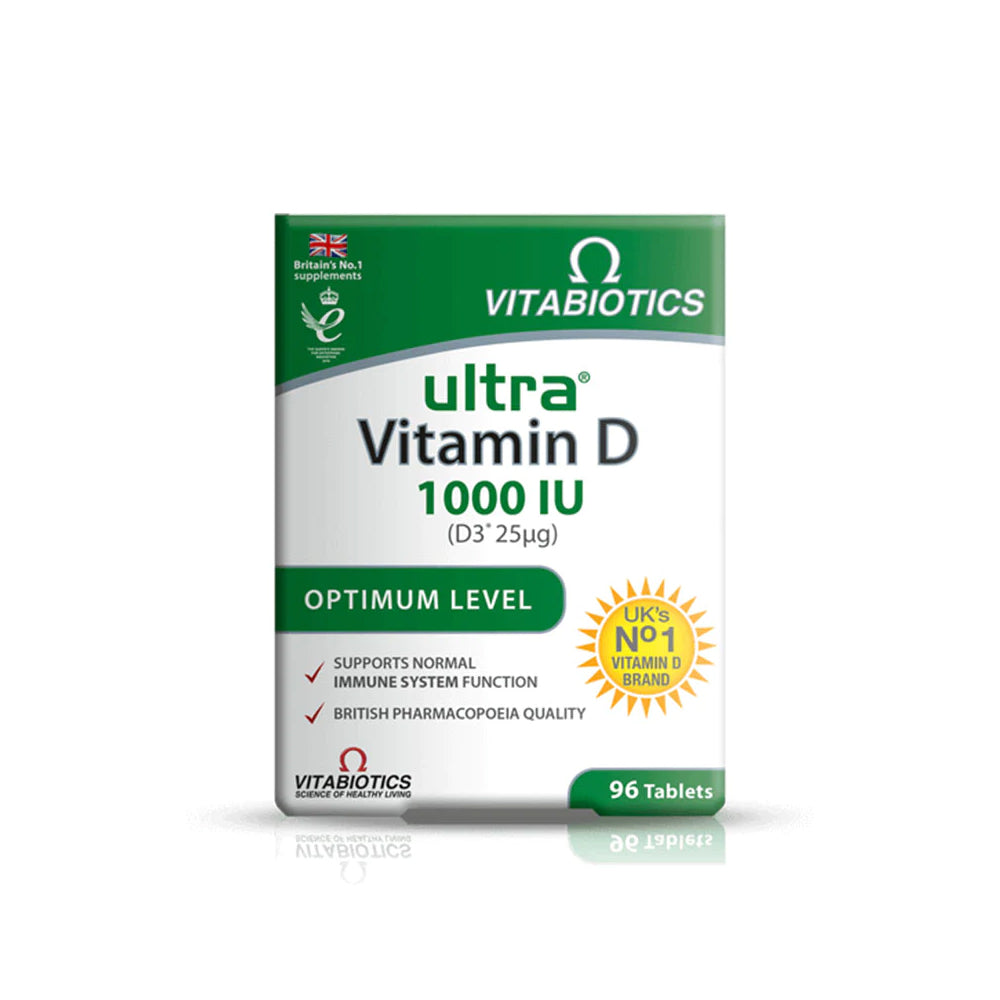 Vitabiotics Ultra Vitamin D 1000 Iu Mini Tablets 96s - Snapcart.pk