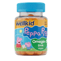 Vitabiotics Wellkid Peppa Pig Omega-3 Dha Vegan Gummies 30s