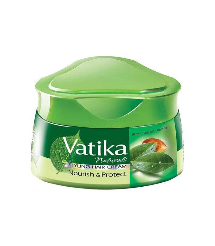 Vatika- Styling Hair Cream Nourish & Protect Olive, Henna & Almond 140Ml