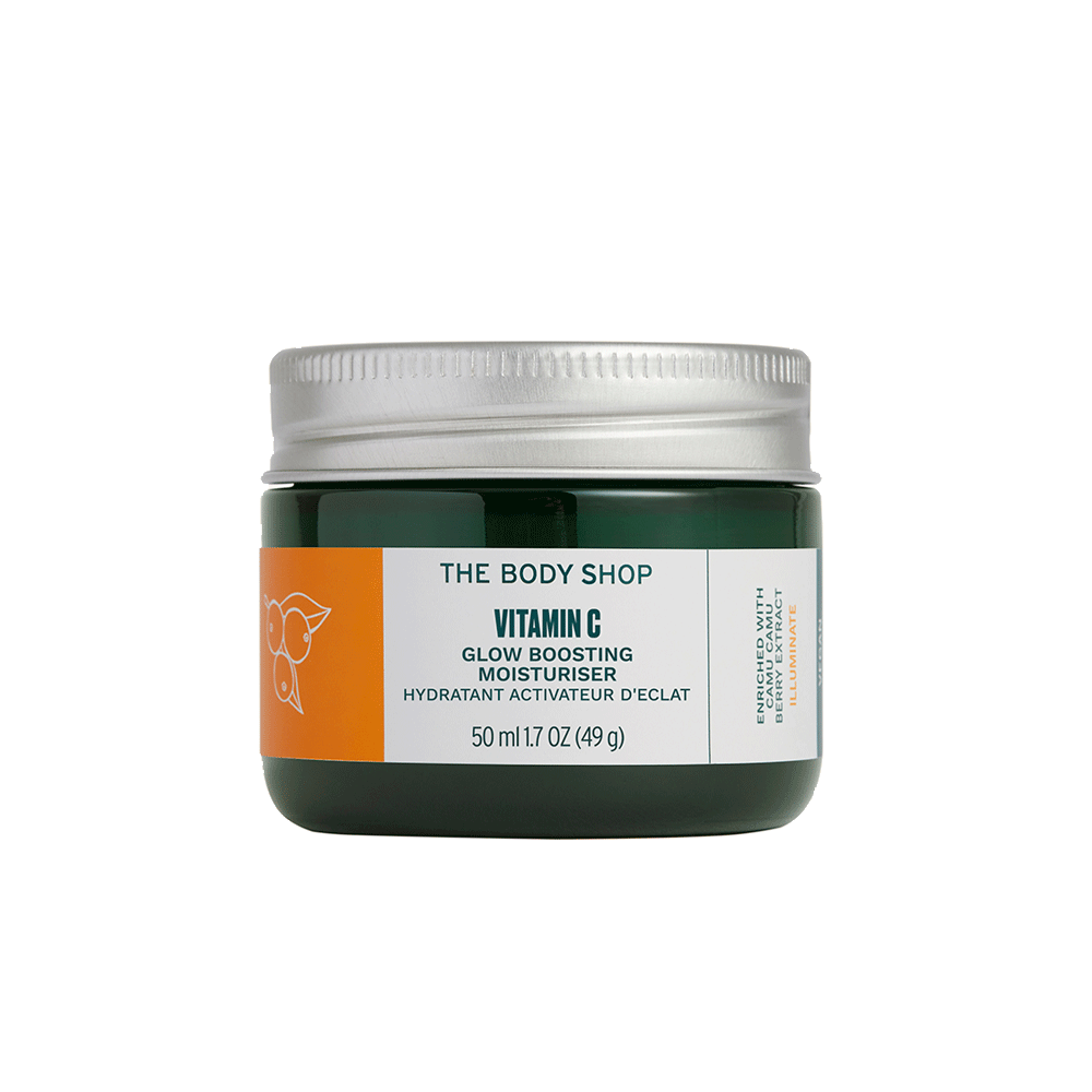 The Body Shop Glow Boosting Moisturiser Cream 50ml - Snapcart.pk