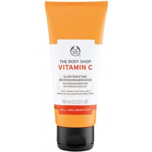 The Body Shop Vitamin C Glow Boosting Microdermabrasion Exfoliator - 100ml-