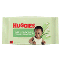 Huggies Natural Care With Aloe Vera Baby Wipes 48`s