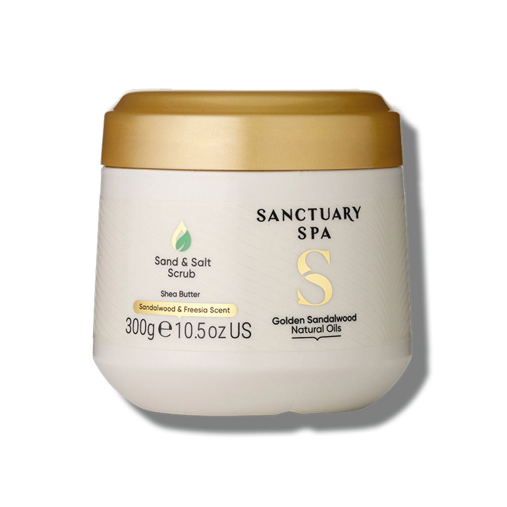 Sanctuary Spa Golden Sandalwood Salt Scrub 300g