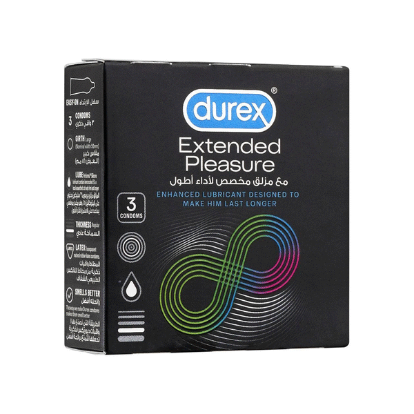 Durex Extended Pleasure Condom 3s - Snapcart.pk