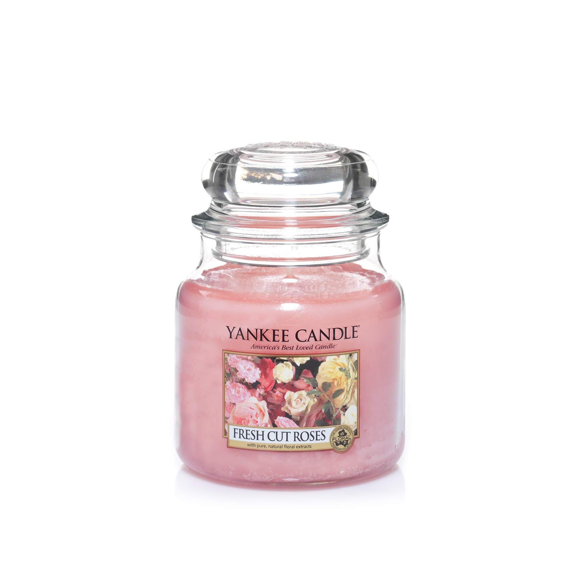 Yankee Candle Jar Middle Fresh Cut Roses