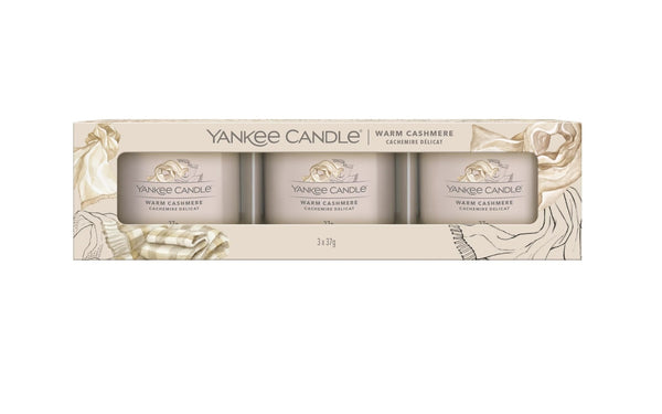 Yankee Candle Pack Of 3x37G - Warm Cashmere