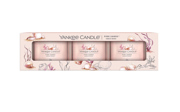 Yankee Candle Pack Of 3x37G - Pink Sand