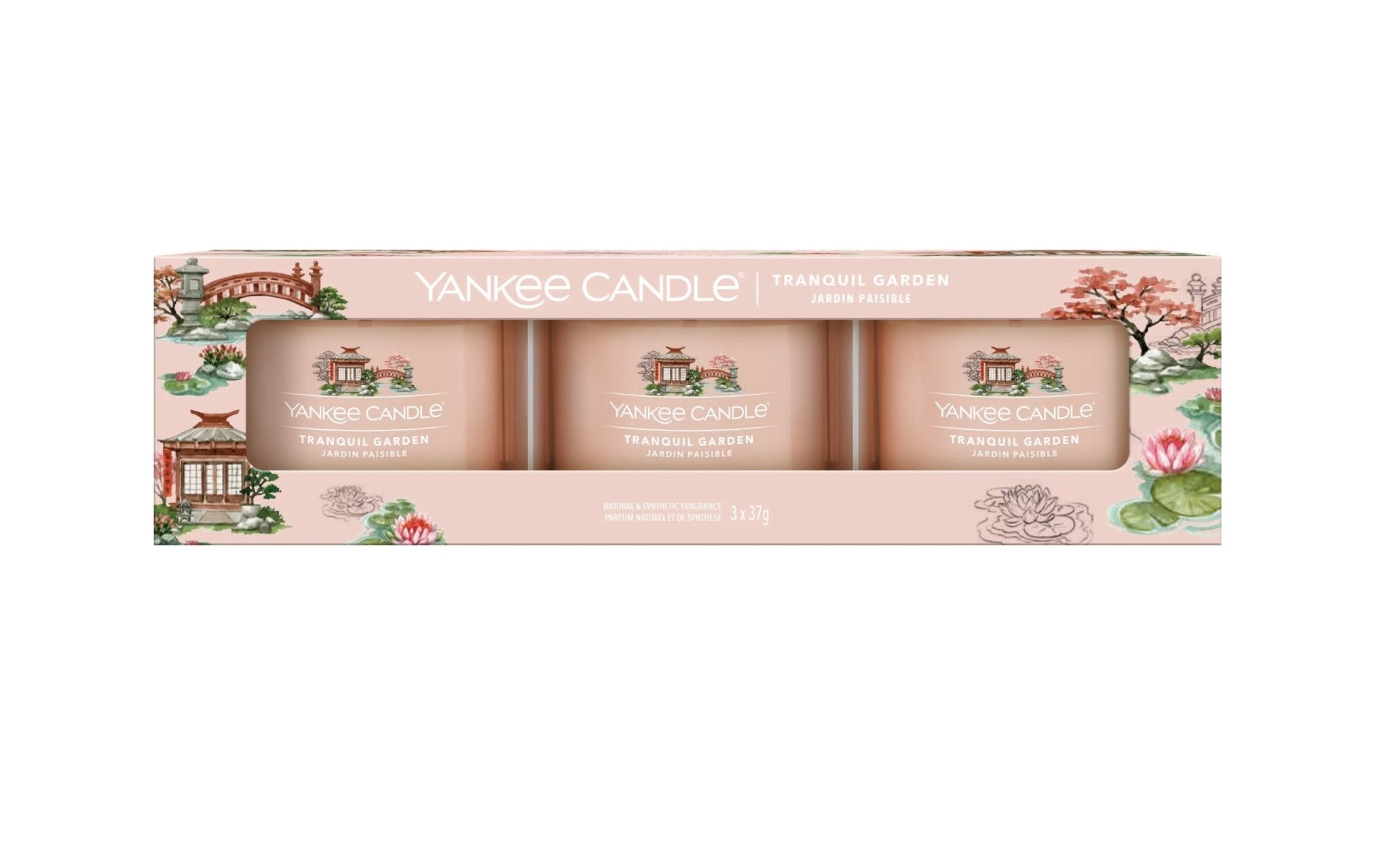 Yankee Candle Pack Of 3x37G - Tranquil Garden