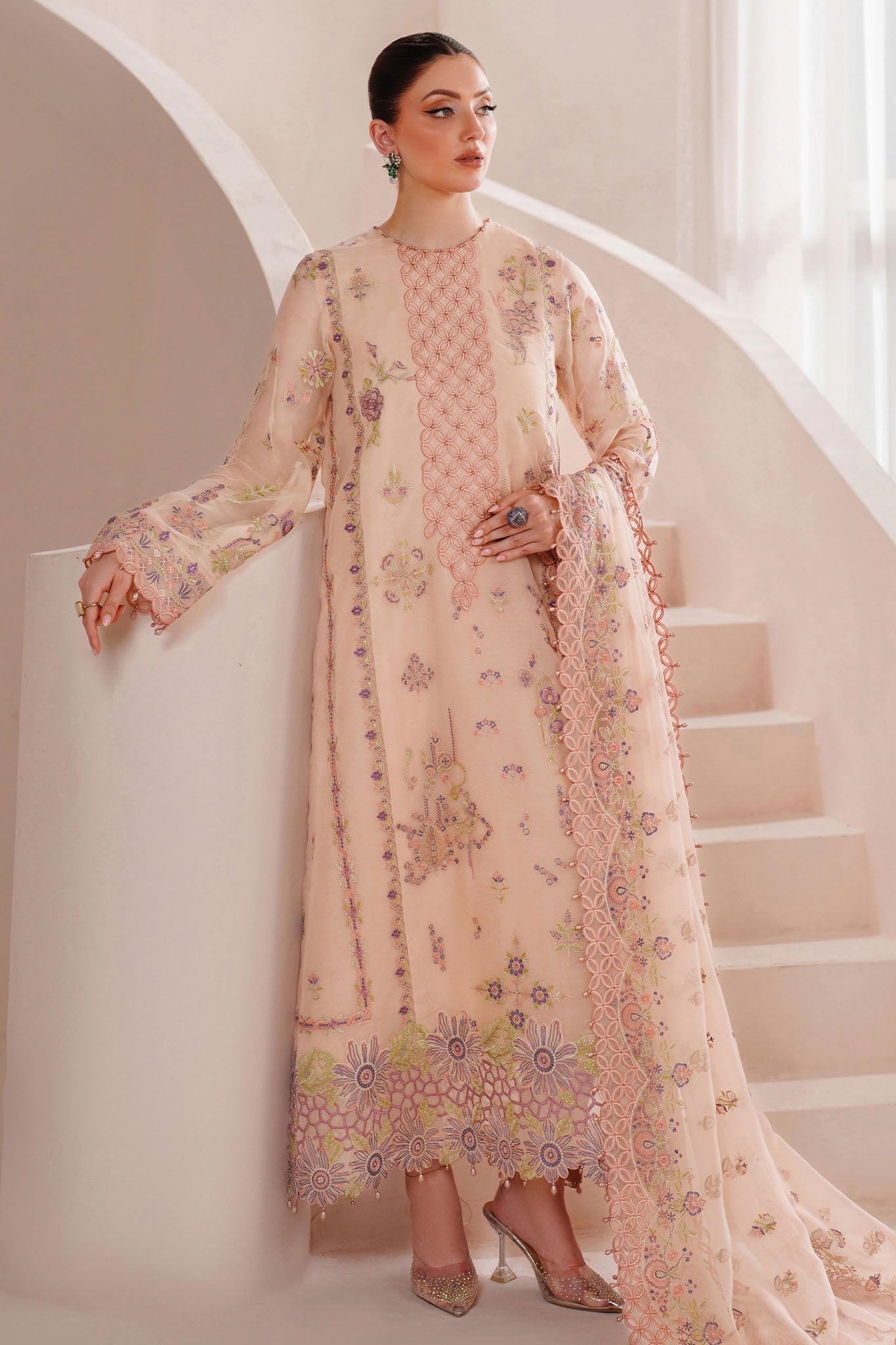 Threads By Alizeh Unstitched 3 Piece Luxury Formals Suit-AF-BDHG-5043-DIANA