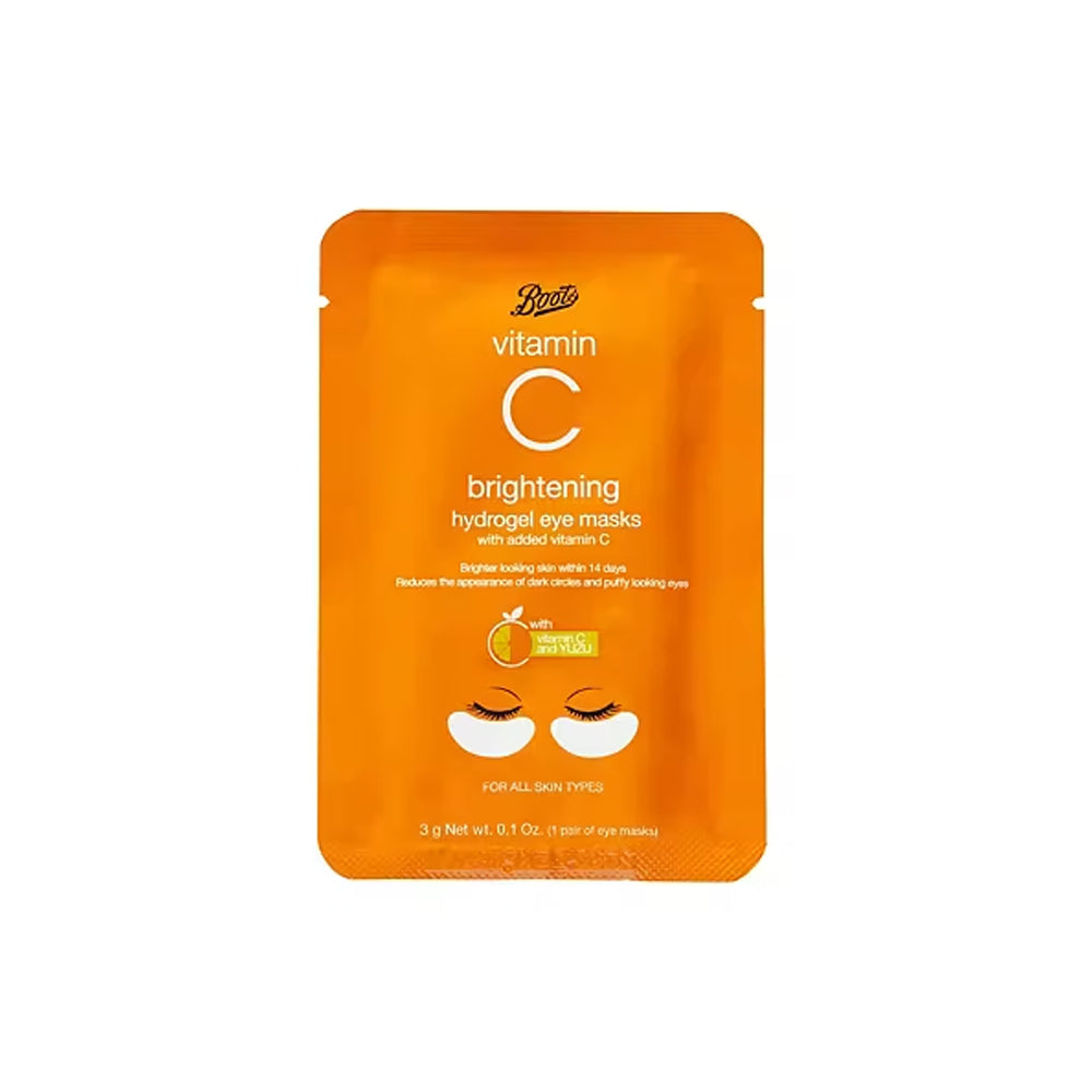 Boots Vitamin C Brightening Hydro Gel Eye Mask 3g - Snapcart.pk