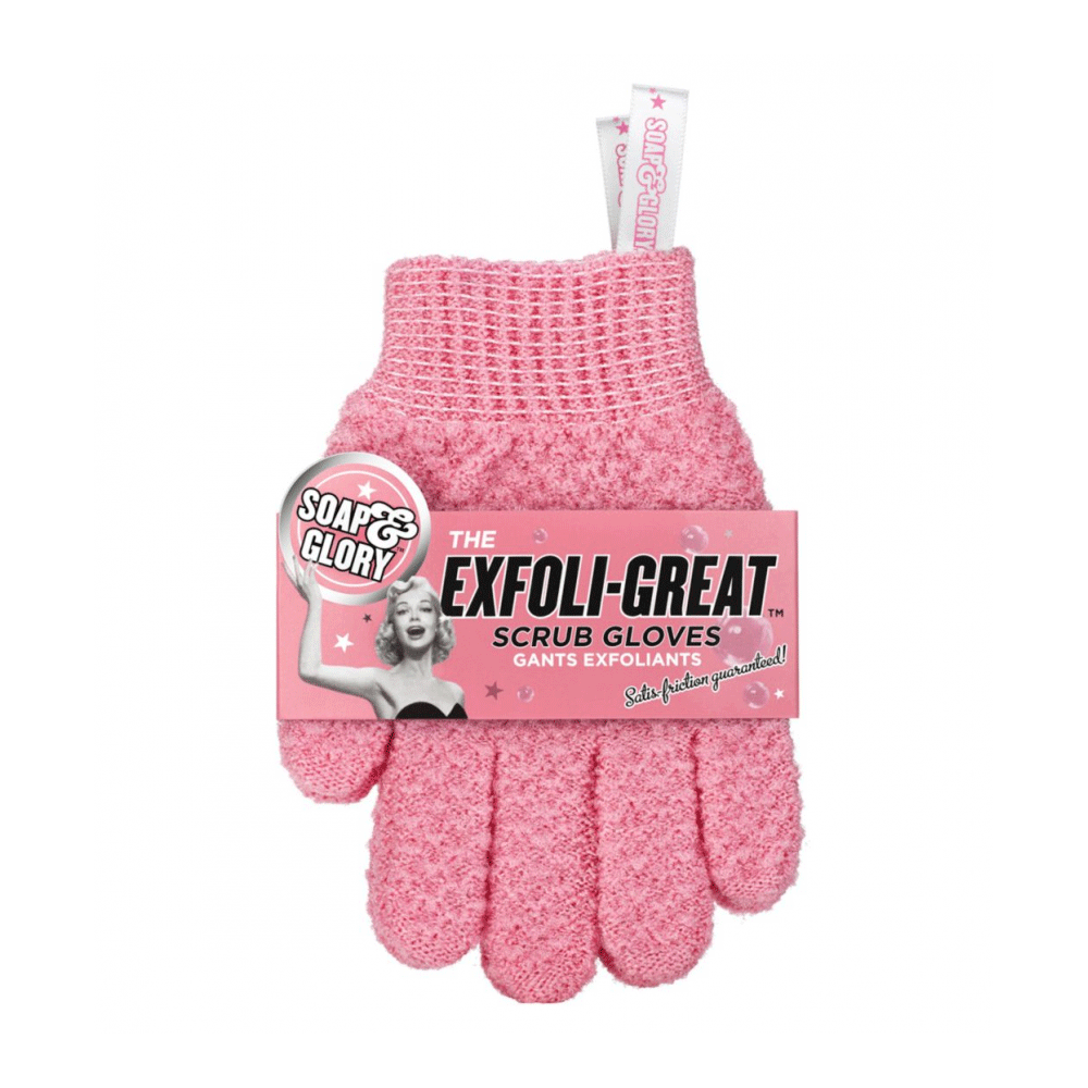Soap & Glory Exfoli-great Scrub Gloves Pink