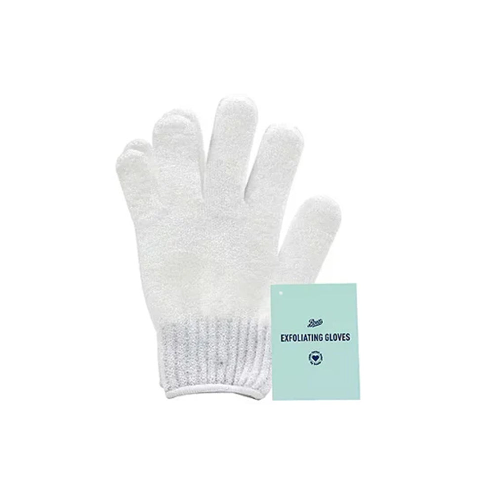 Boots Exfoliating Gloves White - Snapcart.pk
