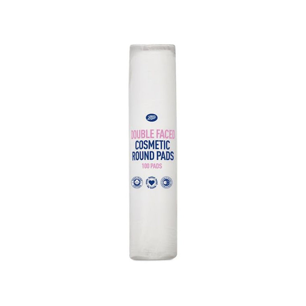 Boots Double Faced Cosmetic Round 100 Pads - Snapcart.pk