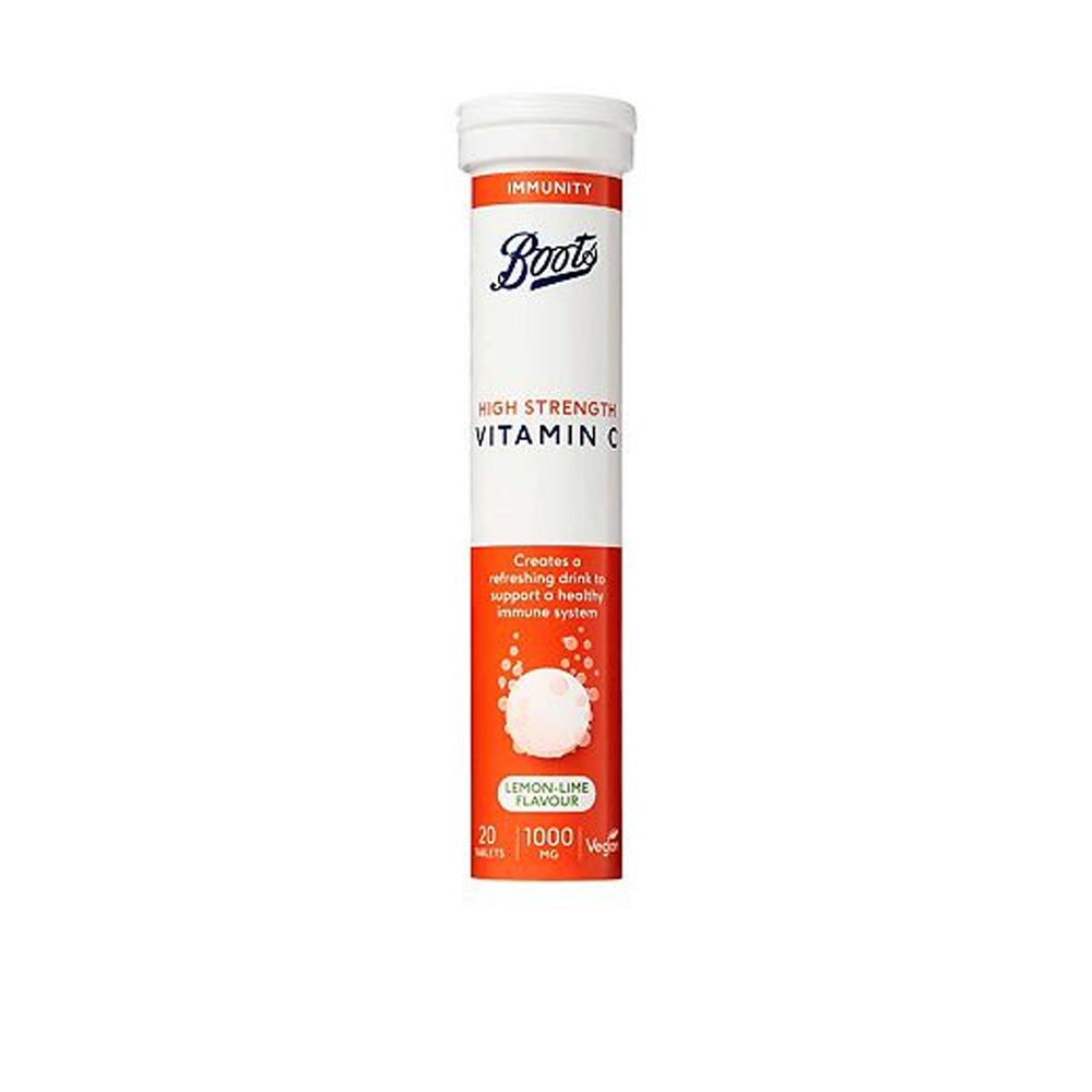 Boots Vitamin C Lemon-lime 1000mg Tab 20s - Snapcart.pk