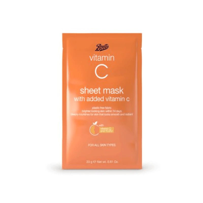 Boots Vitamin C Brightening Sheet Mask 23g