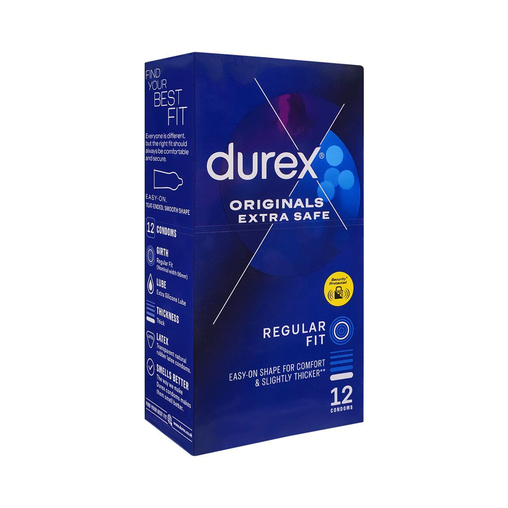 Durex Orginals Extra Safe Condoms 12s - Snapcart.pk