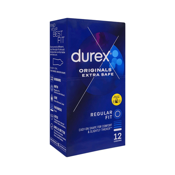 Durex Orginals Extra Safe Condoms 12s - Snapcart.pk