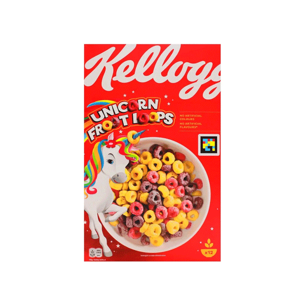 Kelloggs Unicorn Froot Loops Cereal 375g - Snapcart.pk