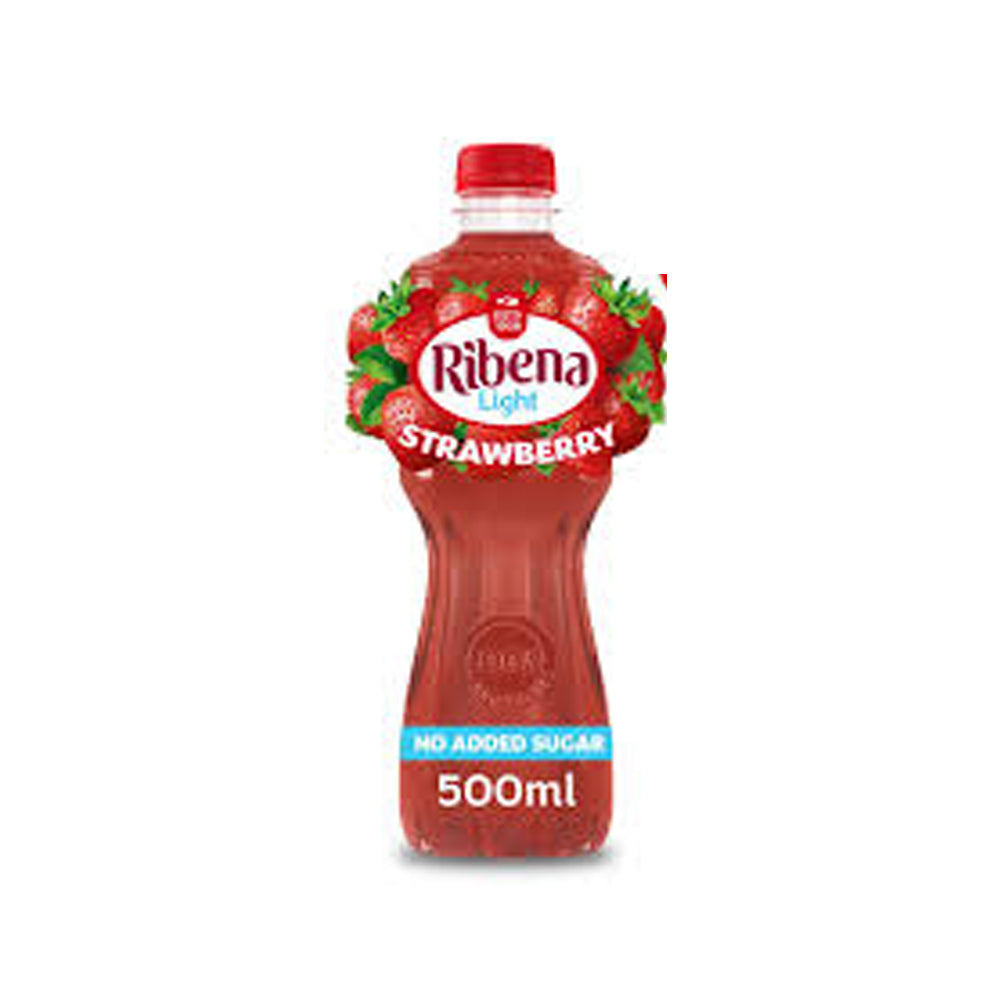 Ribena Strawberry Light No Added Sugar Drink 500ml - Snapcart.pk