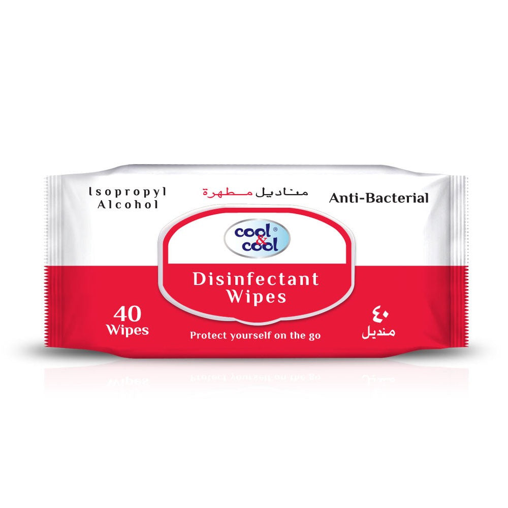 Cool & Cool Disinfectant Wipes 40s - Snapcart.pk