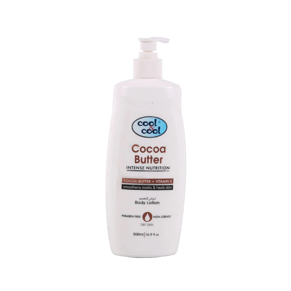 Cool & Cool Cocoa Butter Body Lotion 500ml - Snapcart.pk