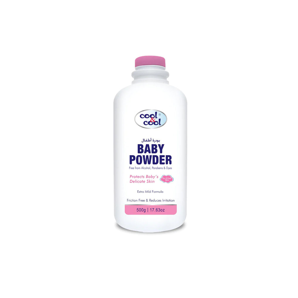 Cool & Cool Baby Powder Dry & Fresh Skin 500ml - Snapcart.pk