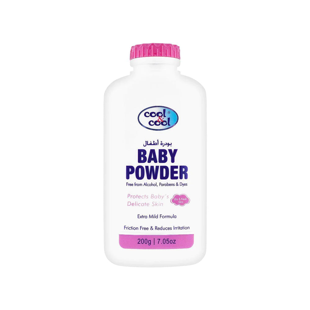 Cool & Cool Baby Powder Dry & Fresh Skin 200g - Snapcart.pk