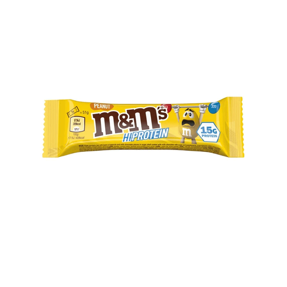 M&ms Hi Protein Bar Peanut 51g - Snapcart.pk