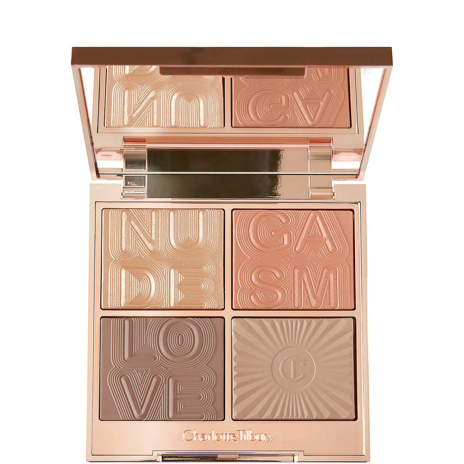 Charlotte Tilbury Nudegasm Face Palette 4x3.8g