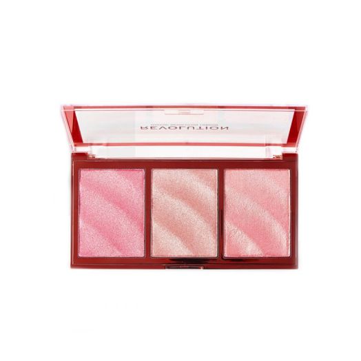 Makeup Revolution Precious Stone Highlighter Palette - Ruby Crush 7G
