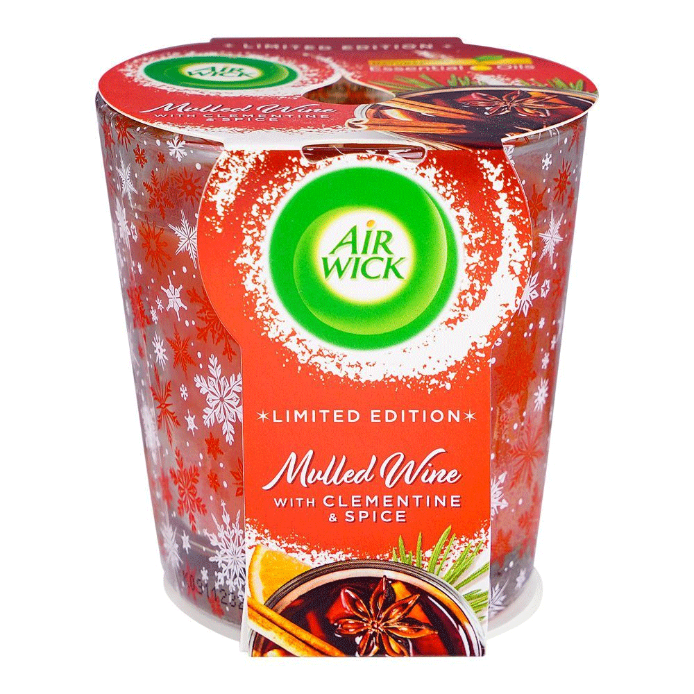 Air Wick Mulled Wine With Clementine & Spice Candle 105g