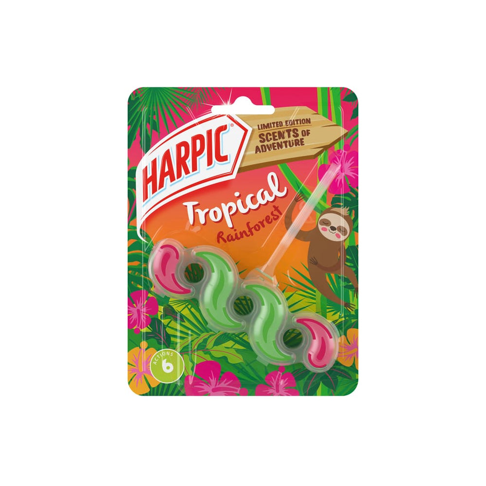 Harpic Tahiti Tropical Fragrance Toilet Block 35g - Snapcart.pk