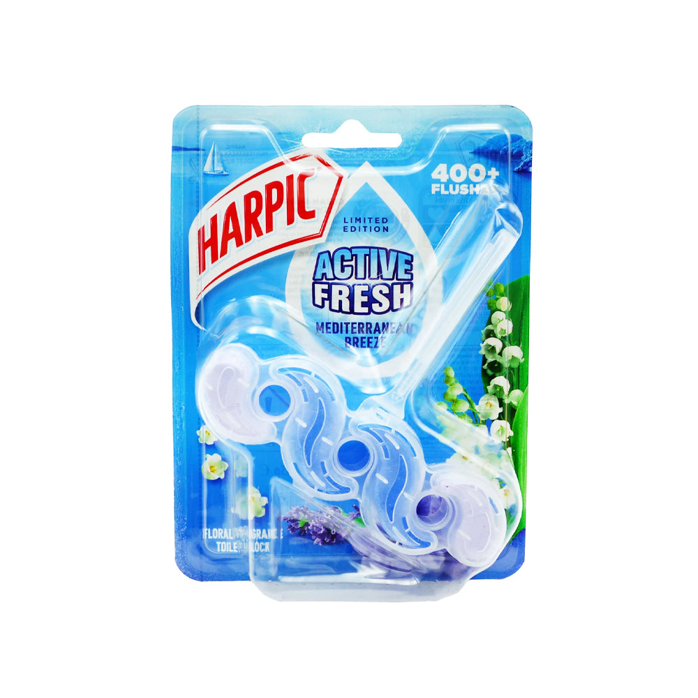 Harpic Active Fresh Mediteranean Breeze Toilet Block 35g - Snapcart.pk