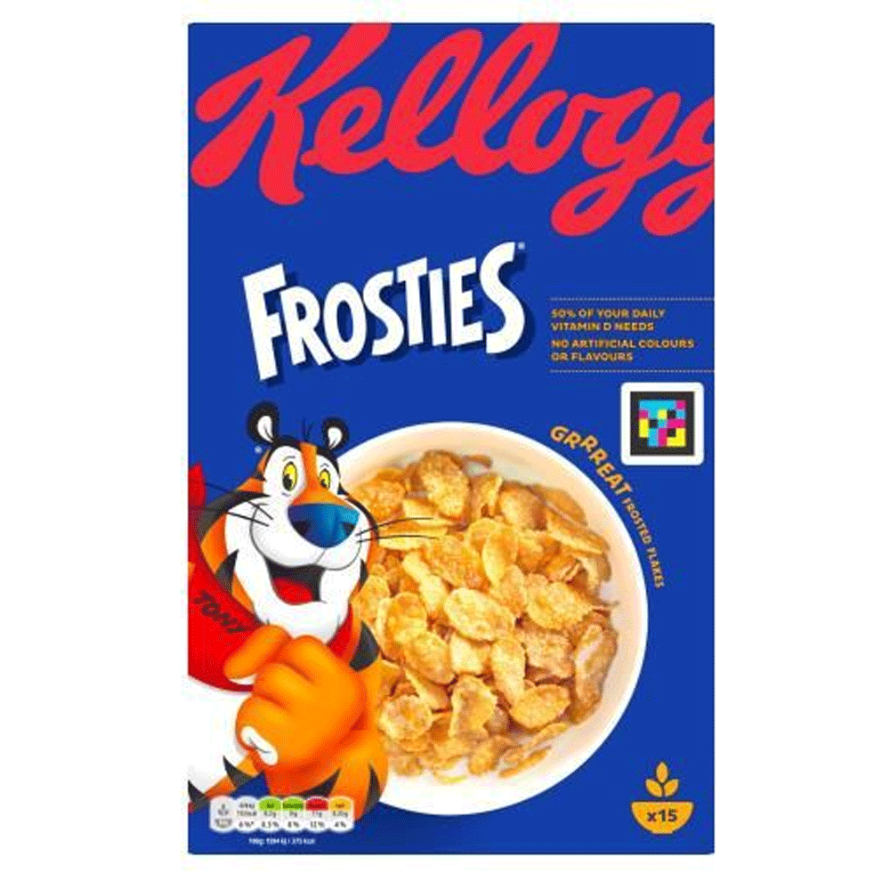 Kelloggs Frosties Cereal 470g.