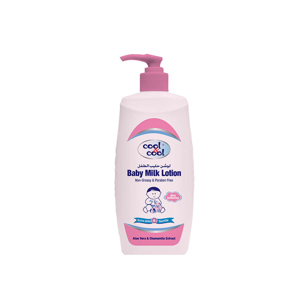 Cool & Cool Baby Milk Lotion 500ml - Snapcart.pk