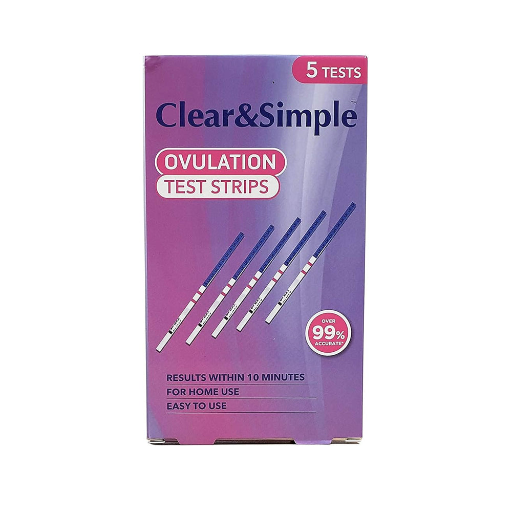 Clear & Simple Ovulation Test Strips 5s - Snapcart.pk