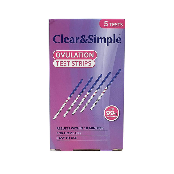 Clear & Simple Ovulation Test Strips 5s - Snapcart.pk