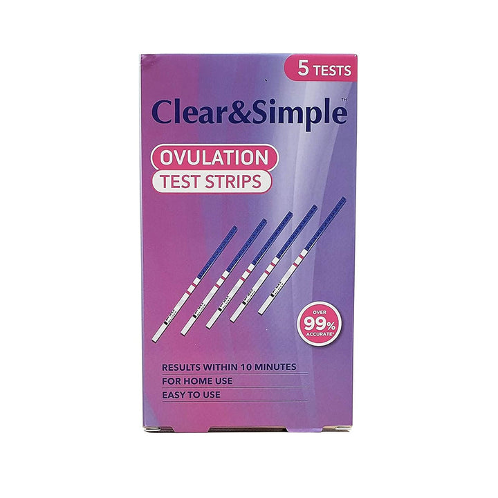 Clear & Simple Ovulation Test Strips 5s - Snapcart.pk