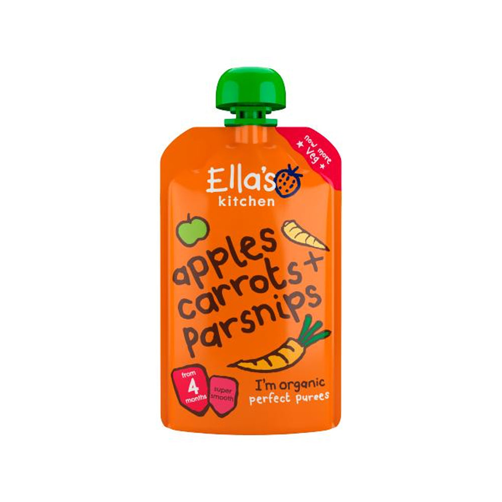 Ellas Kitchen Carrots Apple + Parsnips 120g - Snapcart.pk