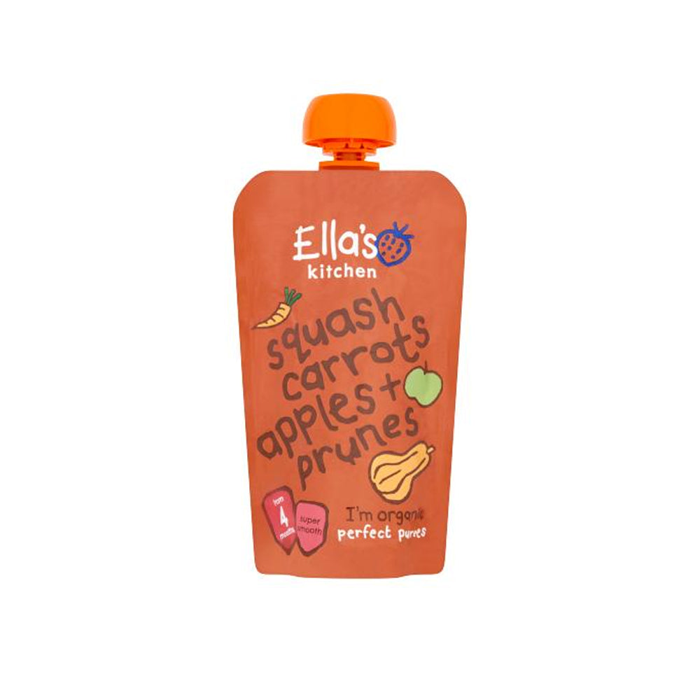 Ellas Squash Carrots Apples + Prunes 120g - Snapcart.pk