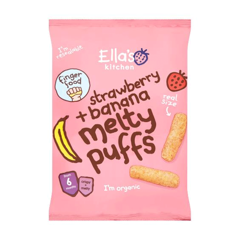 Ellas Strawberry Banana Melty Sticks 16g