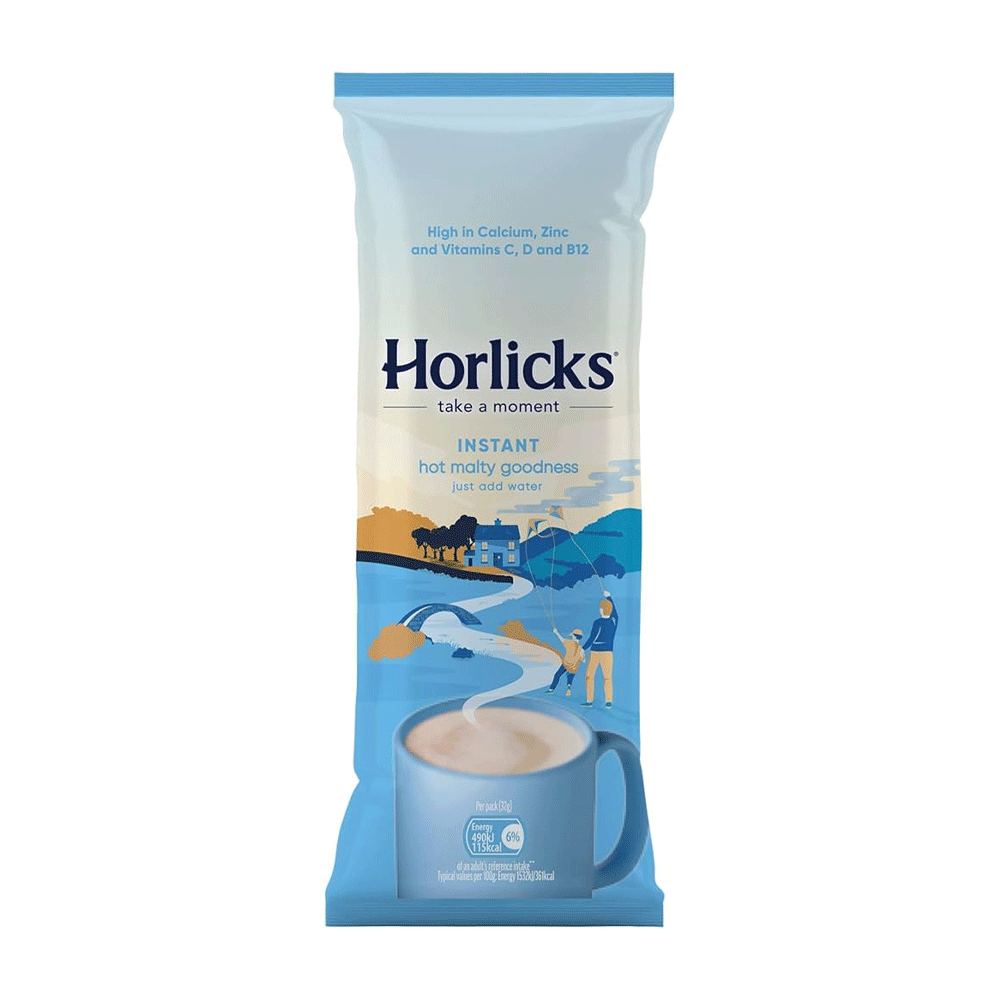 Horlicks Instant Hot Malty Goodness Powder 32g