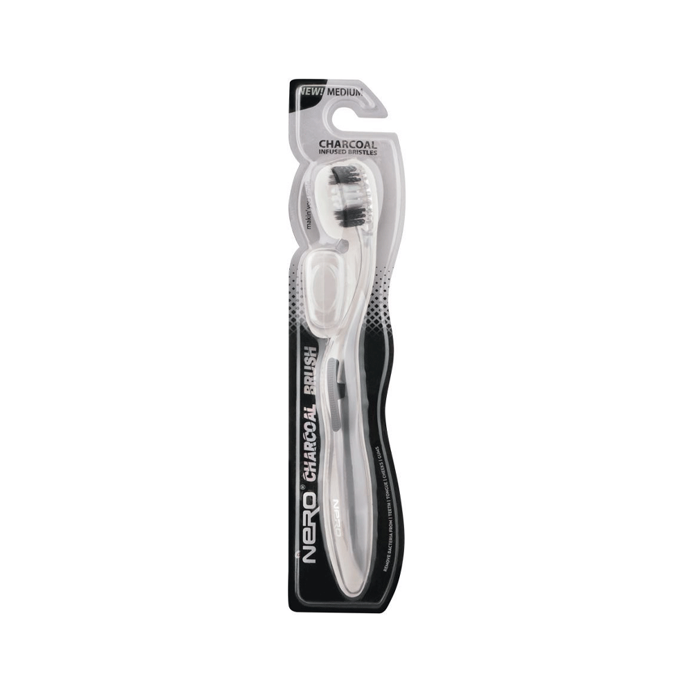 Nero Charcoal Toothbrush Medium K-100 Nero