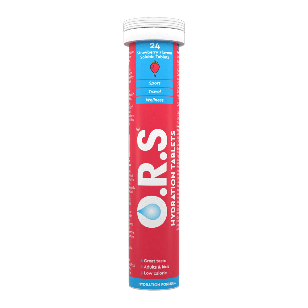 O.R.S Hydration Soluble Tab Strawberry Flavour 24s - Snapcart.pk